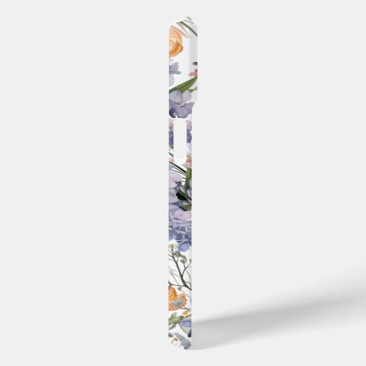 Botanische Pastellfarben Wildblume Blütensommer Case-Mate iPhone Hülle (Rückseite / Rechts)