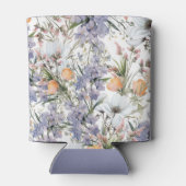 Botanische Pastellfarben Wildblume Blütensommer Dosenkühler (Rückseite)