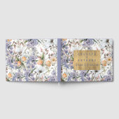 Botanische Pastellfarben Wildblume Blütensommer Gästebuch (Voll)