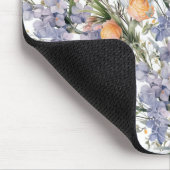 Botanische Pastellfarben Wildblume Blütensommer Mousepad (Ecke)