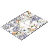 Botanische Pastellfarben Wildblume Blütensommer Notizblock (Linke Seite)