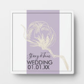 Botanische Pflanze Fotoplatte (Vorderseite)