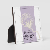 Botanische Pflanze Fotoplatte (Vorderseite)