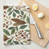 Botanische Pflanze Geschirrtuch (Viertel Falte)