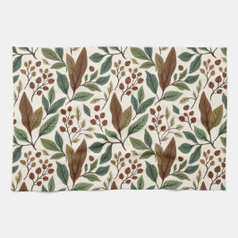 Botanische Pflanze Geschirrtuch