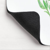 Botanische Pflanze Grüne Küchenkraut Salbei Mousepad (Ecke)