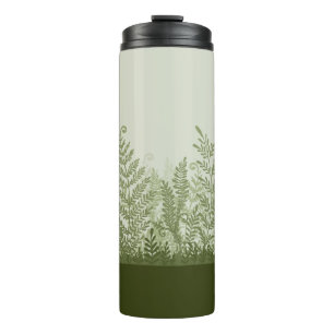 Botanische Pflanze Illustration Thermal Tumbler Thermosbecher