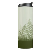 Botanische Pflanze Illustration Thermal Tumbler Thermosbecher (Nach links gedreht)
