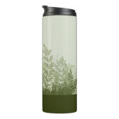 Botanische Pflanze Illustration Thermal Tumbler Thermosbecher (Nach rechts gedreht)