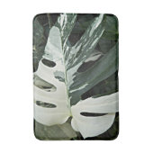 Botanische Pflanze mit variierter Schweizer Käse Badematte (Vorderseite Vertikal)