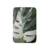 Botanische Pflanze mit variierter Schweizer Käse Badematte (Vorderseite Vertikal)