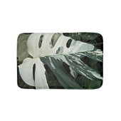 Botanische Pflanze mit variierter Schweizer Käse Badematte (Vorderseite)