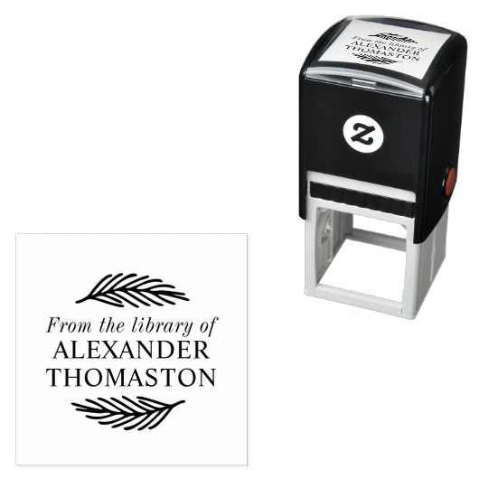 Botanische Pflanze Sprig #1 Permastempel (Beispiel)