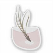 Botanische Pflanze Tillandsia Terrarium Aufkleber (Vorderseite)