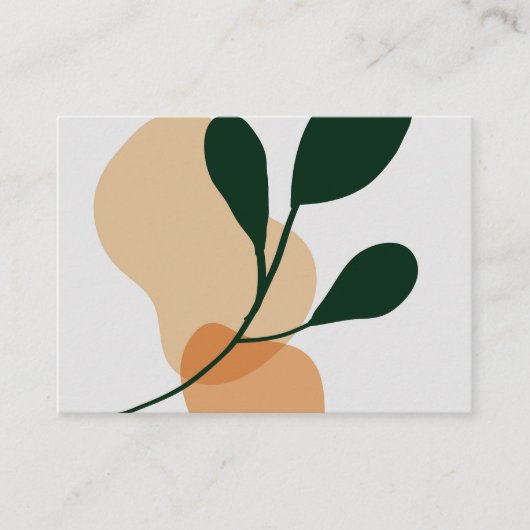 Botanische Pflanze Visitenkarte (Vorderseite)