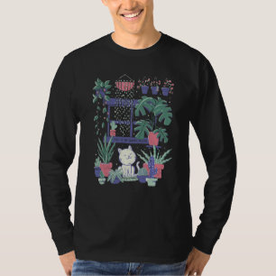Botanische Pflanzen Dies Ist Mein Platz Glückliche T-Shirt