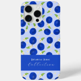 Botanische Pflaumen-Kollektion Blau Case-Mate iPhone Hülle