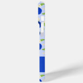 Botanische Pflaumen-Kollektion Blau Case-Mate iPhone Hülle (Rückseite / Links)