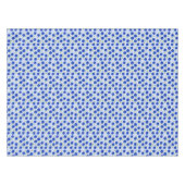 Botanische Pflaumen-Kollektion Blau Tischdecke (Vorderseite (Horizontal))