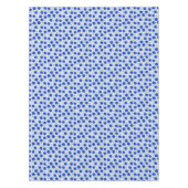 Botanische Pflaumen-Kollektion Blau Tischdecke (Vorderseite)