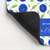 Botanische Pflaumen Kollektion Elfenbein Mousepad (Ecke)