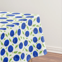 Botanische Pflaumen-Kollektion Elfenbein Tischdecke
