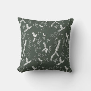 Botanische Pine Berry Green Kissen