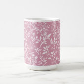 Botanische Pink-Tasse Kaffeetasse (Mittel)