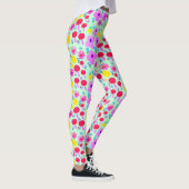 Botanische PomPoms All-Over-Print Leggings (Rechts)
