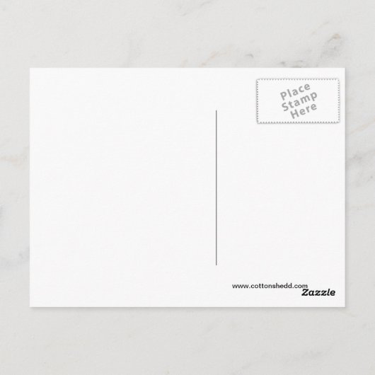 Botanische Postkarte (Rückseite)