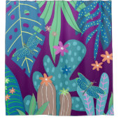 Botanische Print #11 Duschvorhang (Vorderseite)