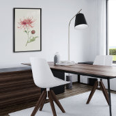 Botanische Printwerbung für antikes Wasser Poster