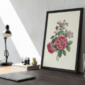 Botanische Printwerbung für antikes Wasser Poster