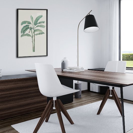 Botanische Printwerbung für antikes Wasser Poster