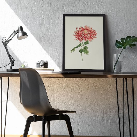 Botanische Printwerbung für antikes Wasser Poster