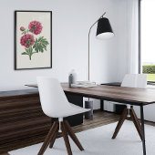 Botanische Printwerbung für antikes Wasser Poster