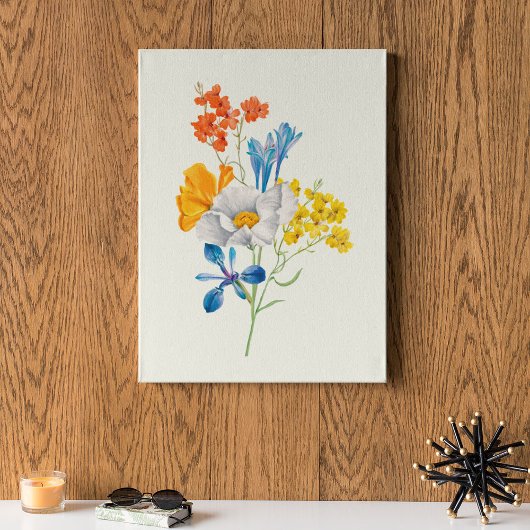 Botanische Printwerbung für antikes Wasser Poster