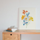 Botanische Printwerbung für antikes Wasser Poster