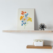 Botanische Printwerbung für antikes Wasser Poster