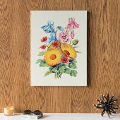 Botanische Printwerbung für antikes Wasser Poster