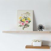 Botanische Printwerbung für antikes Wasser Poster