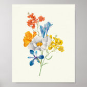 Botanische Printwerbung für antikes Wasser Poster (Vorne)