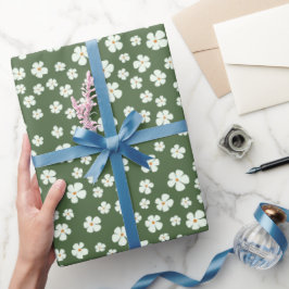 Botanische Punkte Geschenkpapier