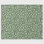 Botanische Punkte Geschenkpapier (Flach)