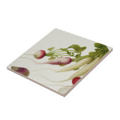 Botanische Radieschen Fliese (Seite)