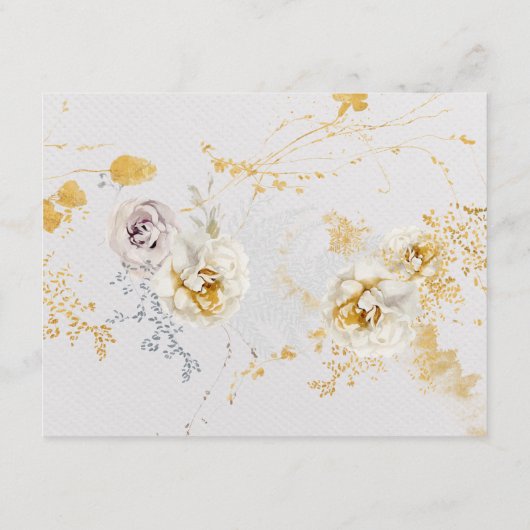 botanische Ratschläge Babydusche Begleitkarte (Rückseite)