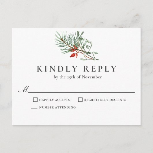 Botanische Reaktion auf einfache Ferien Postkarte (Vorderseite)