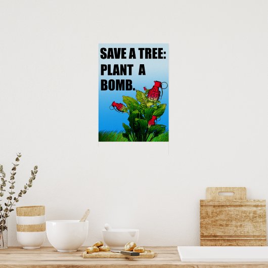 Botanische Revolution Poster (Küche)