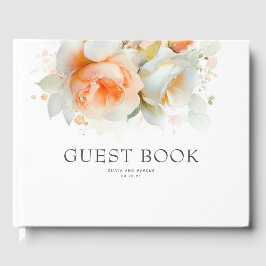 Botanische Rose Blume Boho Wedding Gästebuch