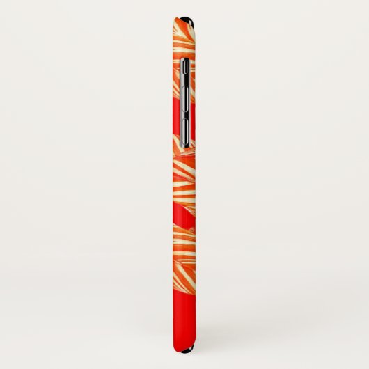 Botanische rote Blätter Case-Mate iPhone Hülle (Hinten/Links)